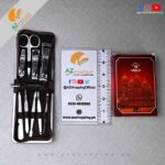 Mockbay - Russian Nail Cutter Clipper Scissor Set – Manicure & Pedicure Kit - 8 Pcs
