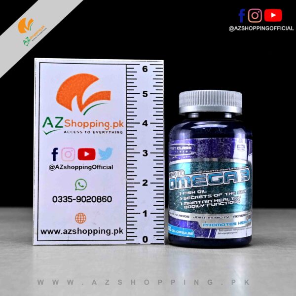 First Class Nutrition - EPHA Omega 3 Fish Oil – 60 Gel-Capsules