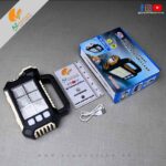 Solar Multi Light Source Portable Lamp – 3 Modes (Torch/Wide Light/Lamp) & USB Charging Port Power Bank - Model: HS-8029-7-B