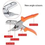 Henglida – Adjustable Angle Scissors Multi Angle Miter Shear Trim Cutter Steel Blade With 45~135° Angle - Multifunctional Scissor For Cutting Soft Wood, Plastic, PVC And Other