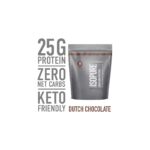 Isopure – Zero Carb 100% Whey Protein Isolate Powder – Dutch Chocolate - Net Wt. 1 Lb