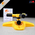 360 Degree Automatic Rotating three-arm Water Sprinkler System for the garden & Lawn Irrigation – Yellow Premium Quality