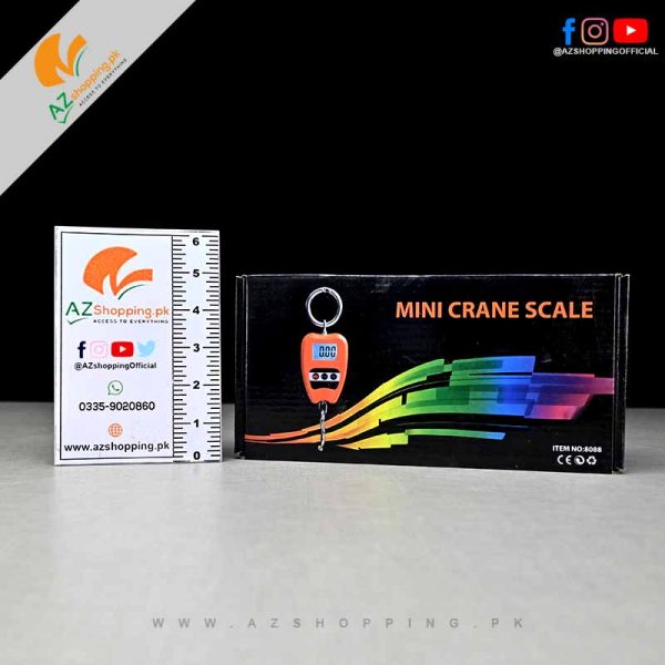 Mini Crane Scale – G Accuracy Electronic Digital Hanging Scale with LCD Backlight Display Suitable for Non-Trade Weighing Purposes – Capacity: 200kg