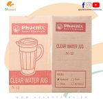 Phoenix Smart Homeware – Clear Water Jug Transparent - Model: N-12