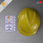 Adjustable Safety Helmet with Wheel Rachet Type Yellow – For Construction labors & Earth Moving Operators Workers