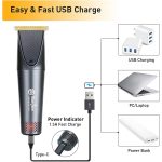 Banjoo Generator – Professional Electric hair Clipper, Trimmer, Groomer & Shaver Machine with LED Indicator Light, On/Off Button, USB Charging - Model No: OD-101