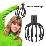 Adjustable Electric Intelligent Head Massage Instrument - Therapeutic Wireless Octopus Claw Scalp Head Scratcher Stress Relief Massager – Model: XYT-202108