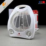 Fan Heater Blower 800W with Cool/Warm/Hot Air wind Mode & Adjustable Thermostat, Overheating Protection – Model: FH103