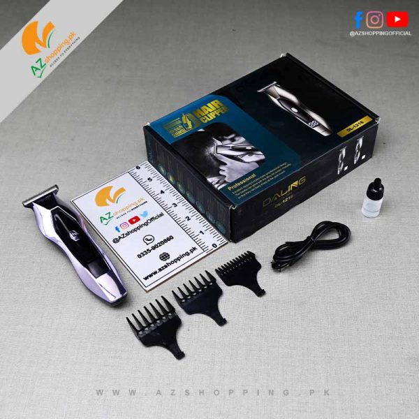 Daling – Professional Electric Hair Clipper, Trimmer, Groomer & Shaver Machine with LCD Digital Display – Model: DL-1216