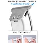 Kemei – Professional Electric Hair Clipper, Trimmer, Groomer & Shaver Machine with Charge Display Indicator & Carbon Steel Cutter Blade – Model: KM-6011