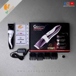 Geemy – Professional Electric Hair Clipper, Trimmer, Groomer & Shaver Machine with Ceramic Titanium Blade, Adjustable Moser Blade & An Extra Battery – Model: GM-6062