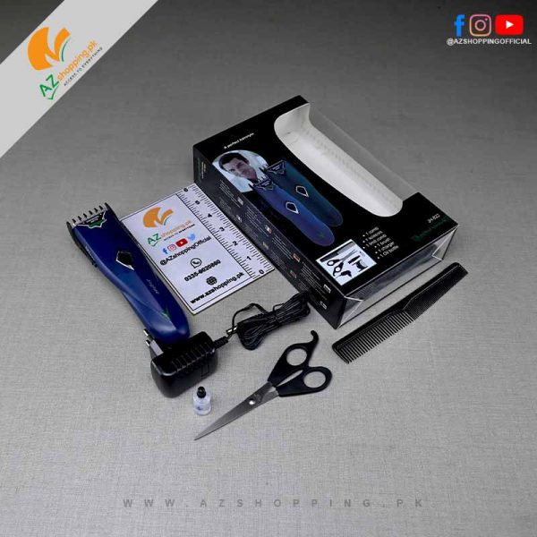 Jinghao – Professional Electric Hair Clipper, Trimmer, Groomer & Shaver Machine with Adjustable Moser Taper Blade – Model: JH-822