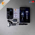 Kemei – 12 in 1 Professional Electric Hair Clipper, Trimmer Blade, Groomer, Nose & Ear Trimmer, Precision Trimmer & Dual Shaver Machine – Model: KM-671