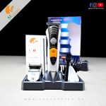 Kemei – 7 in 1 Professional Electric Hair Clipper, Trimmer Blade, Groomer, Nose & Ear Trimmer, Precision Trimmer & Dual Shaver Machine with Adjustable Blade Moser Taper, Cord/Cordless Use – Model: KM-580A