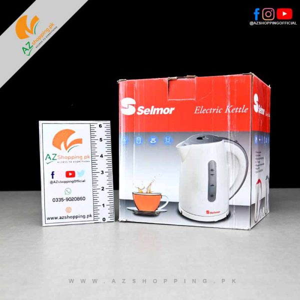 Selmor – Electric Kettle 2200W with Water-Viewing Window Display & Capacity: 3L – Model: OM-18
