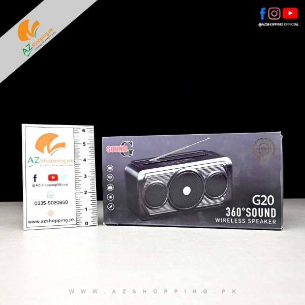 SOUND G – 360 Degree Sound Portable Wireless Speaker – Model: G20