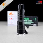 P50 – Super Light Rechargeable Flashlight Aluminum Body with Zoom Function 1000M Range & Three Modes