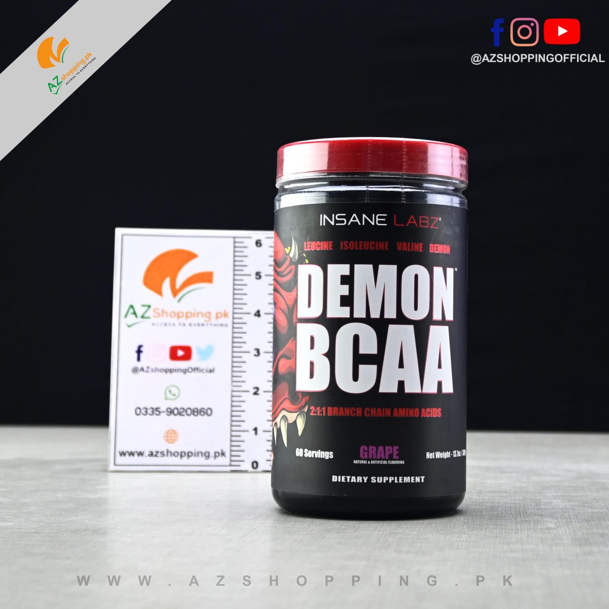 Insane Labz – Demon BCAA – 60 Servings
