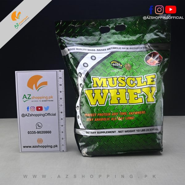 Muscle Nutrition – Muscle Whey – Net Weight. 10 Lbs (4.536 kg)