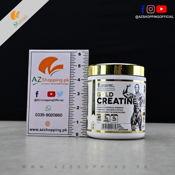 Kevin Levrone Signature Series Gold Line – Gold Creatine For Maximized Physical Strength & Minimized Tiredness & Fatigue – 60 Servings