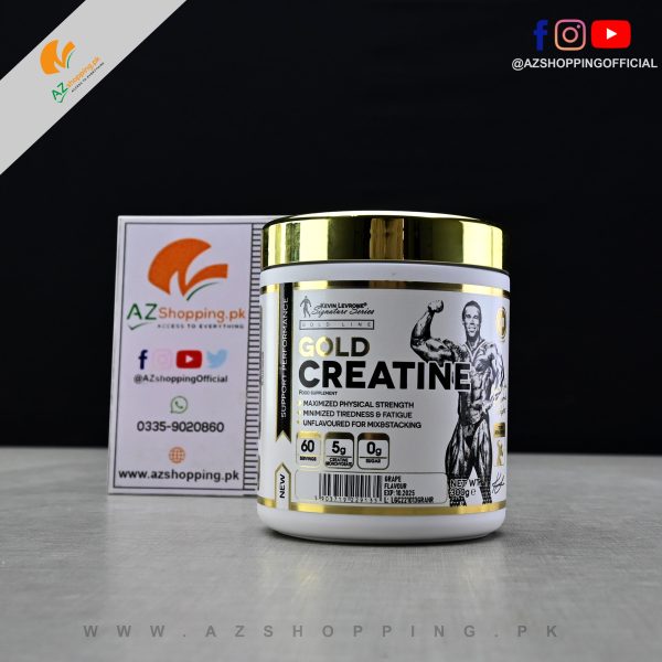 Kevin Levrone Signature Series Gold Line – Gold Creatine For Maximized Physical Strength & Minimized Tiredness & Fatigue – 60 Servings