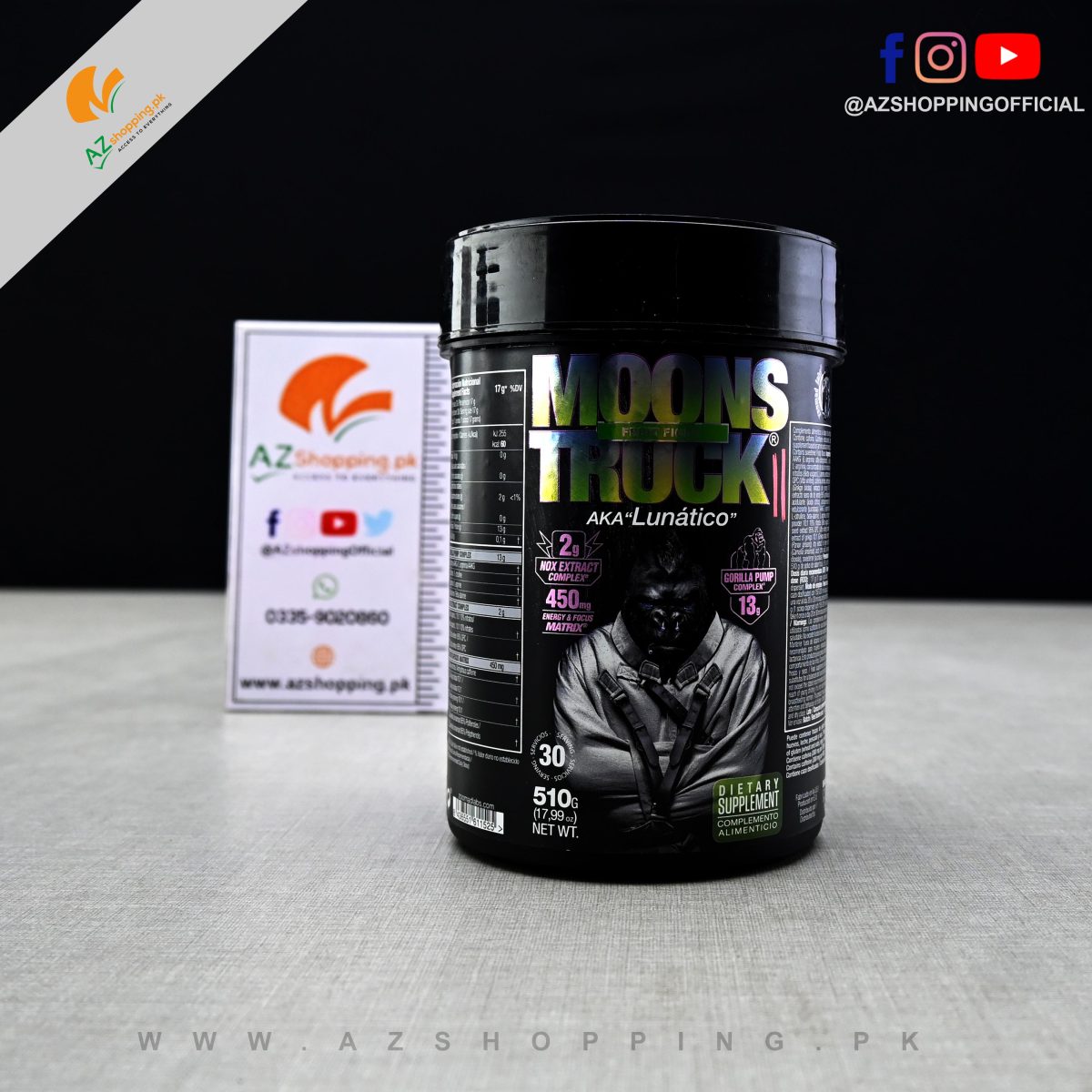 Zoomad Labs - Moons Truck Aka Lunatico – Pre-Workout - 30 Servings