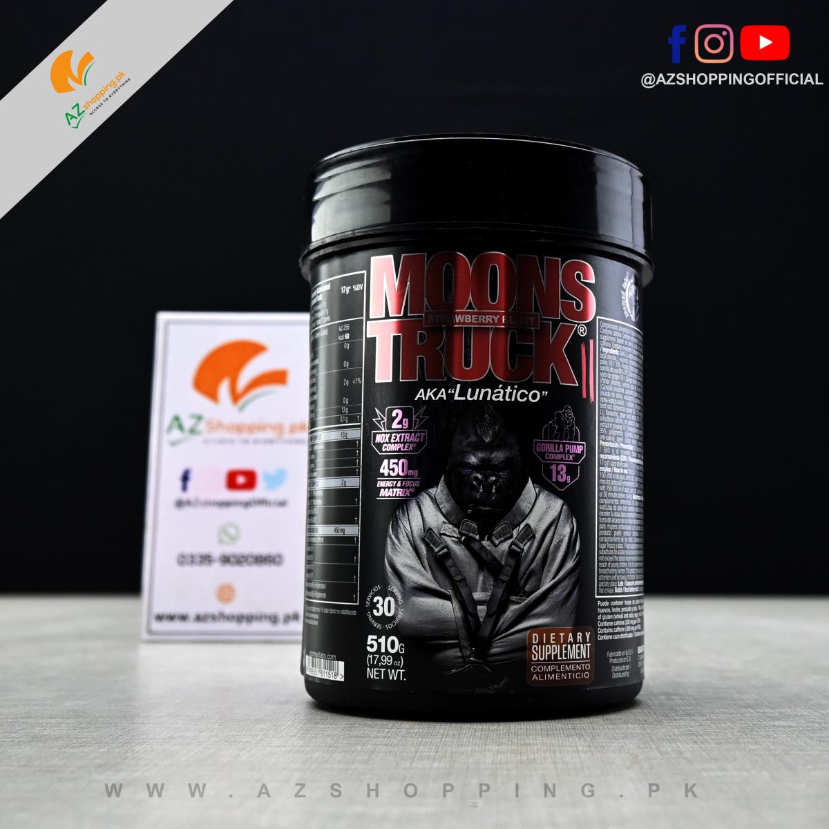 Zoomad Labs - Moons Truck Aka Lunatico – Pre-Workout - 30 Servings