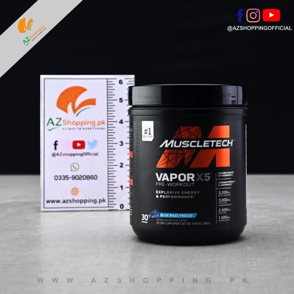 Muscletech – Vapor X5 Pre-Workout For Explosive Energy & Performance – 30 Servings