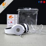 Adjustable Over-the-Ear Headphones with 3.5 mm Jack - White