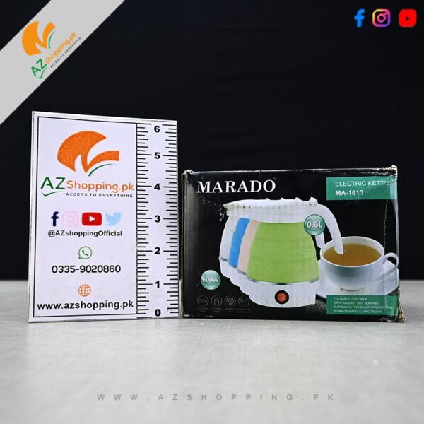 Marado – Foldable Silicone Electric Kettle 600W – 0.6L - Model: MA-1613