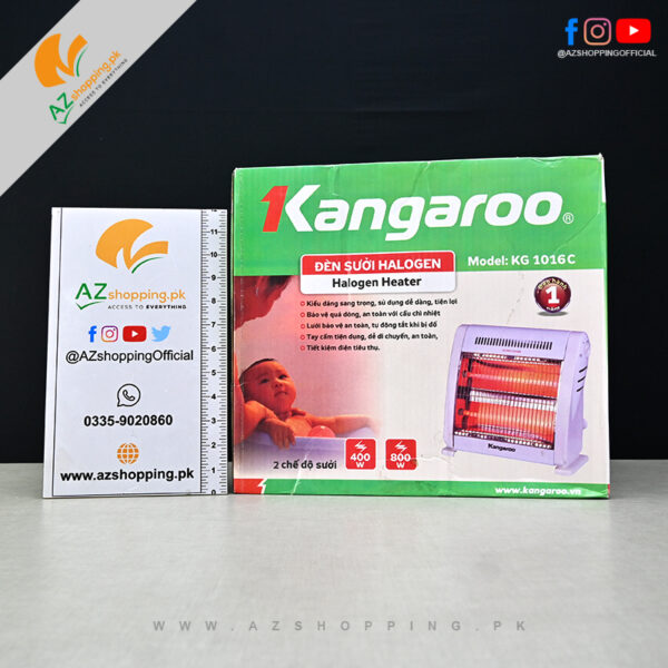 Kangaroo – Electric Halogen Heater Heating Lamp with 400W/800W – Model: KG-1016C