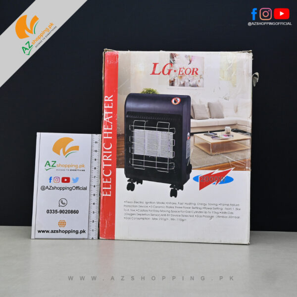 2 in 1 - Electric Heater & Gas Heater 2000W - LG Eor