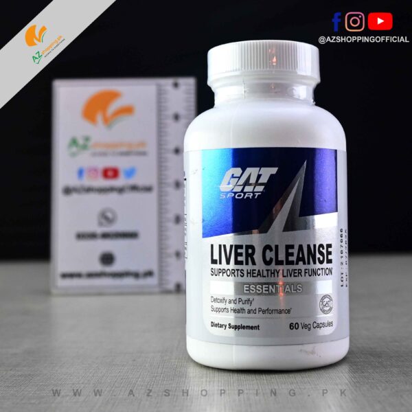 GAT Sport – Essentials Liver Cleanse For Supports Healthy Liver Function – 60 Veg Capsules