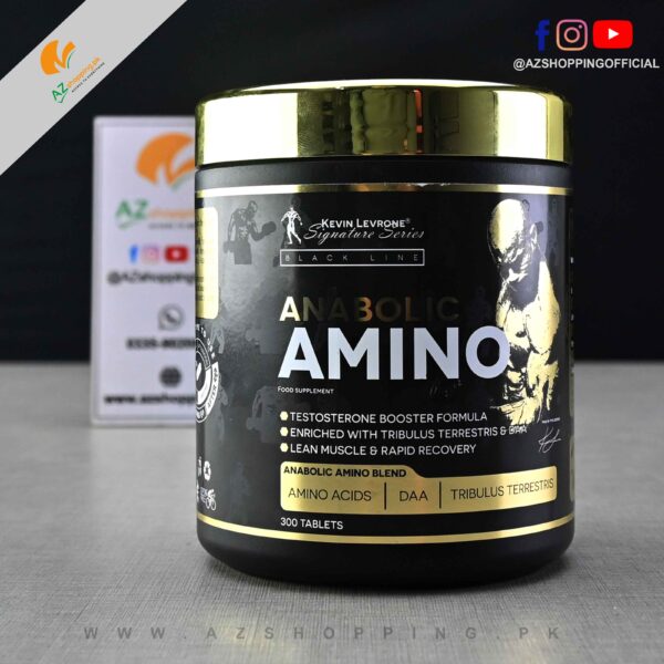 Kevin Levrone Signature Series – Anabolic Amino For Lean muscle & Rapid Recovery, Testosterone Booster Formula, Tribulus Terrestris & DAA – 300 Tablets