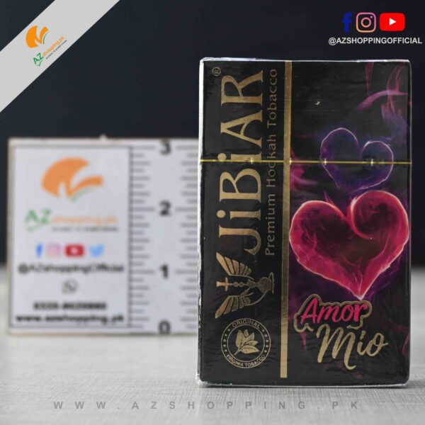 Jibiar Tobacco – Premium Hookah Tobacco Amor Mio Flavor – 50 gram