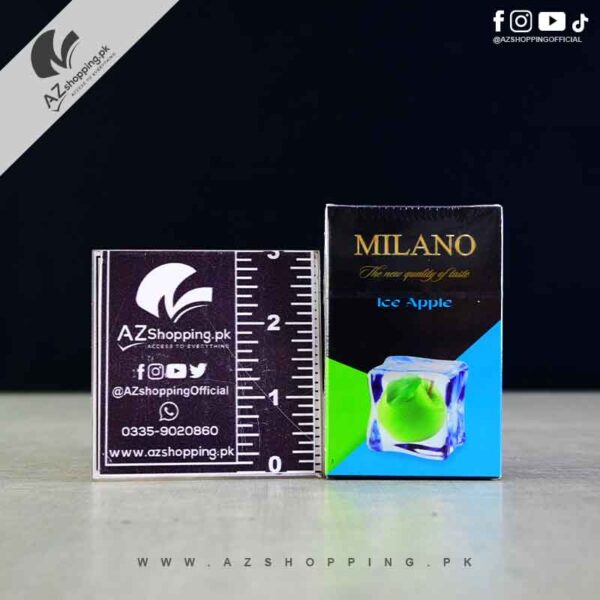 Milano Premium Hookah Tobacco Ice Apple Flavour - 50 Gram