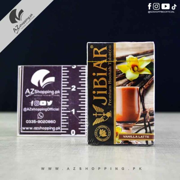 JiBiAR – Premium Hookah Tobacco Vanilla Latte Flavour – 50g