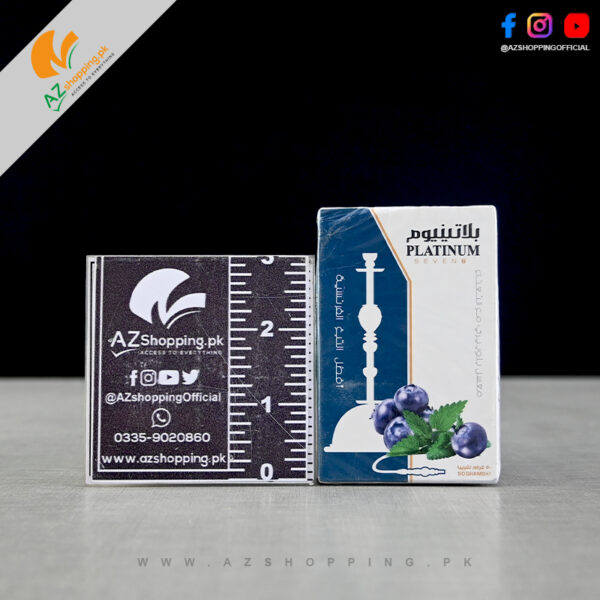 Platinum Seven – Premium Quality Hookah Tobacco Blueberry with Mint Flavor – 50g