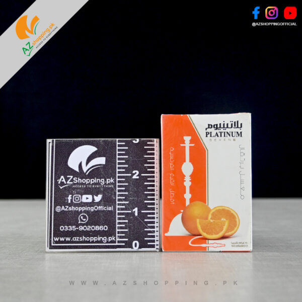 Platinum Seven – Premium Quality Hookah Tobacco Orange Flavor – 50g