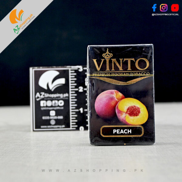 Vinto – Premium Hookah Tobacco Peach Flavour – 50 Gram