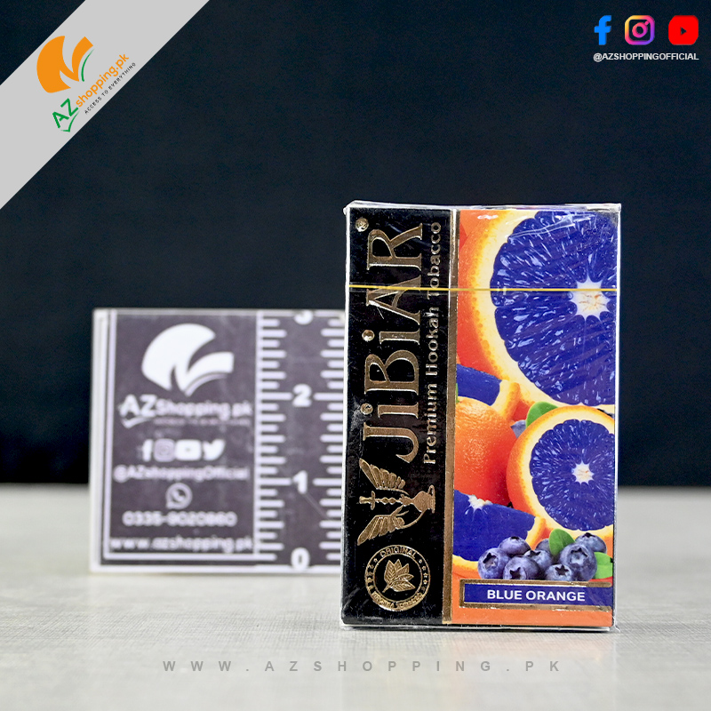 2 JiBiAR – Premium Hookah Tobacco Blue Orange Flavour – 50 Gram