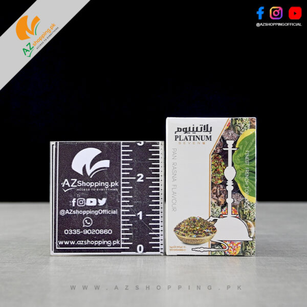 Platinum Seven – Premium Quality Hookah Tobacco Pan Rasna Flavor – 50g