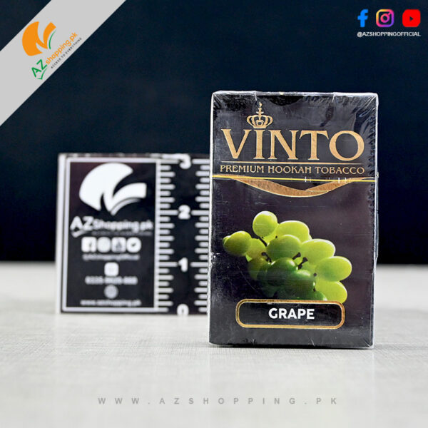 Vinto – Premium Hookah Tobacco Grape Flavour – 50 Gram