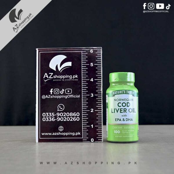 Nature's Truth - Norwegian Cod Liver Oil with EPA & DHA - 100 Count