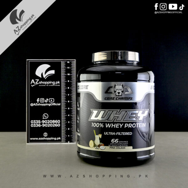 Core Champs - 100% Whey Protein Powder Ultra-Filtered Post-Workout Muscle Recovery Supplement 66 Servings 5lbs 2.27kg