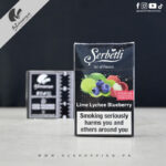 Serbetli - Hookah Tobacco Lime Lychee Blueberry flavor - 50g