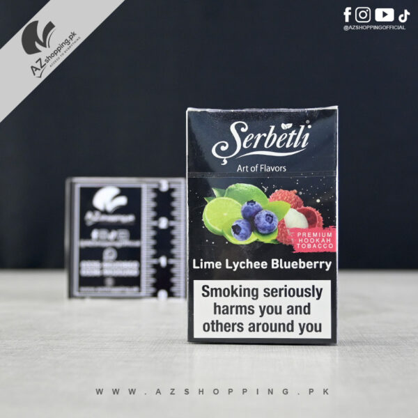 Serbetli - Hookah Tobacco Lime Lychee Blueberry flavor - 50g