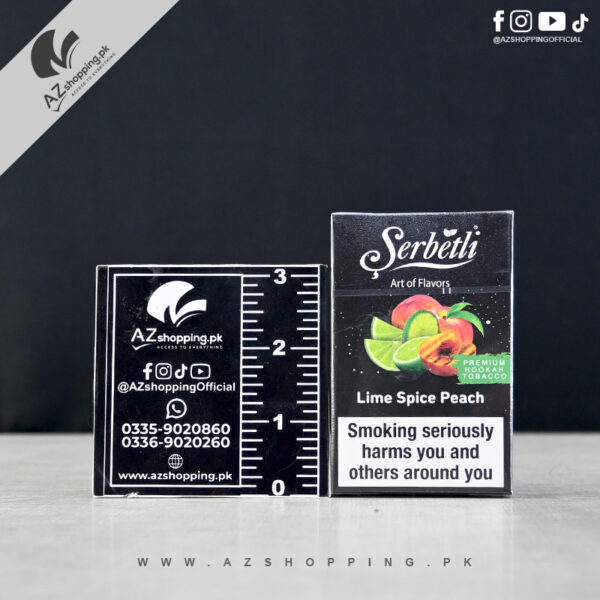 Serbetli - Hookah Tobacco Lime Spice Peach flavor - 50g