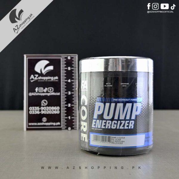 Core Pump Energizer Pre-Workout Powder 270g – Advanced Muscle Pump, Energy & Focus Supplement