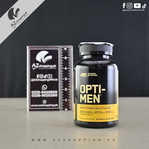 Optimum Nutrition Opti-Men, Vitamin C, Zinc and Vitamin D, E, B12 for Immune Support multivitamin